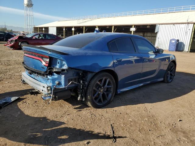 2C3CDXCT6MH656970 - 2021 DODGE CHARGER R/T BLUE photo 3