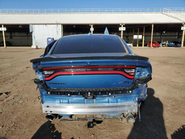 2C3CDXCT6MH656970 - 2021 DODGE CHARGER R/T BLUE photo 6