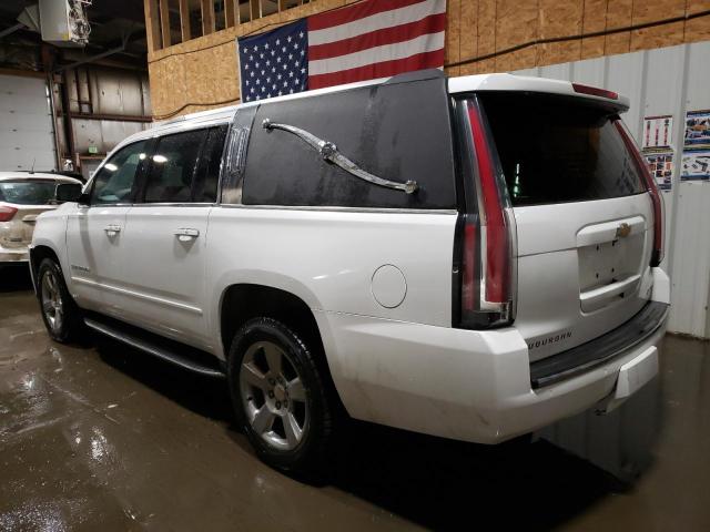 1GNSKJKC3JR234752 - 2018 CHEVROLET SUBURBAN K1500 PREMIER WHITE photo 2