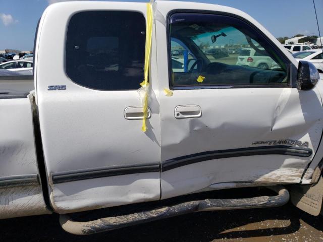 5TBRT34122S243627 - 2002 TOYOTA TUNDRA ACCESS CAB WHITE photo 10