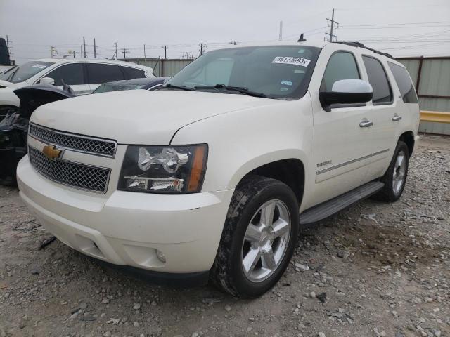 1GNSCCE03CR166904 - 2012 CHEVROLET TAHOE C1500 LTZ WHITE photo 1