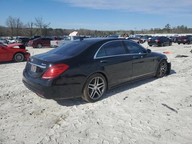 WDDUG8FB4FA113723 - 2015 MERCEDES-BENZ S 550 4MATIC BLACK photo 3