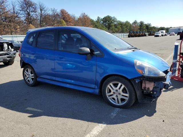 JHMGD38677S020112 - 2007 HONDA FIT S BLUE photo 4