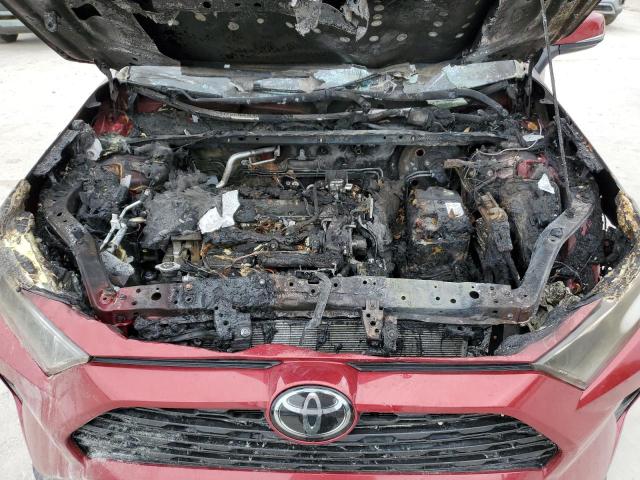 2T3W1RFV1LW099541 - 2020 TOYOTA RAV4 XLE MAROON photo 11