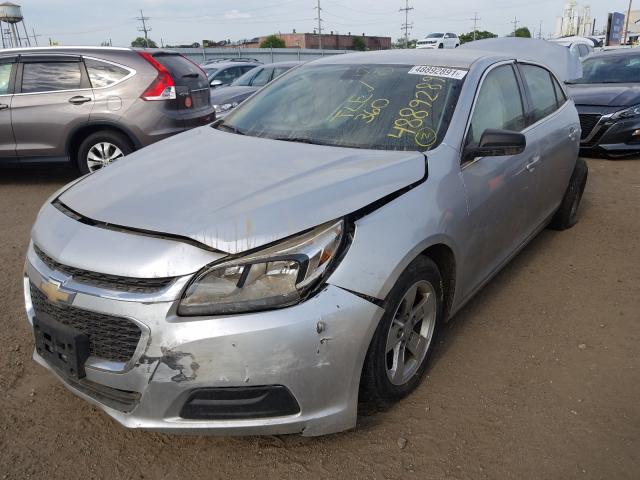 1G11A5SL8EF288966 - 2014 CHEVROLET MALIBU LS SILVER photo 2