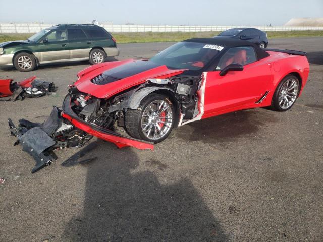 1G1YR3D69F5602196 - 2015 CHEVROLET CORVETTE Z06 2LZ RED photo 1