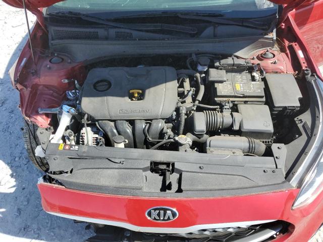 3KPF24AD6ME383727 - 2021 KIA FORTE FE RED photo 11