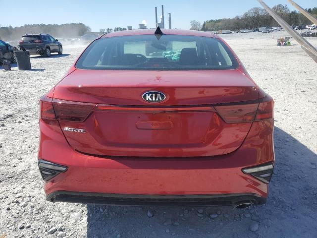 3KPF24AD6ME383727 - 2021 KIA FORTE FE RED photo 6