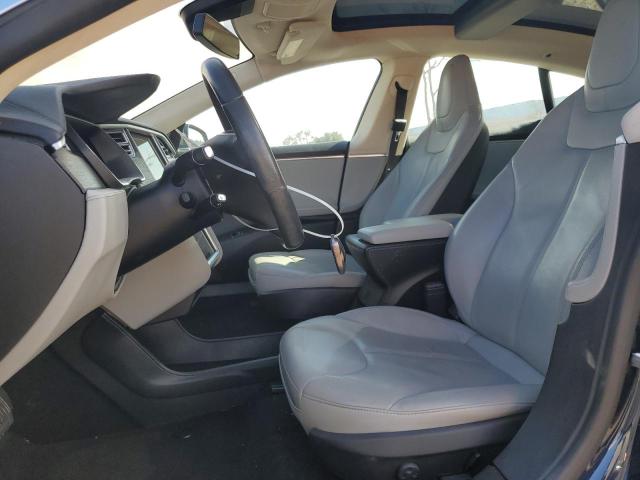 5YJSA1S11EFP53658 - 2014 TESLA MODEL S ლურჯი ფოტო 7