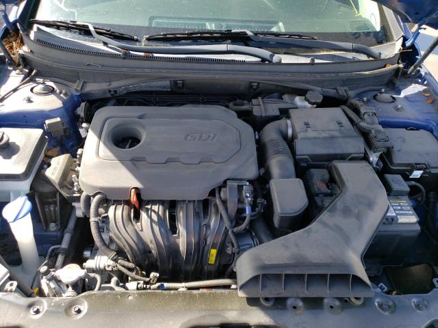 5NPE24AF5JH614735 - 2018 HYUNDAI SONATA SE BLUE photo 11