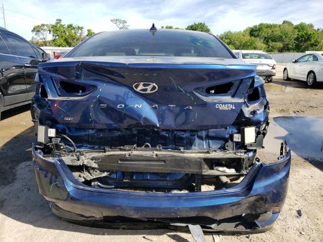 5NPE24AF5JH614735 - 2018 HYUNDAI SONATA SE BLUE photo 6