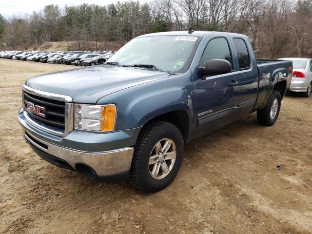 1GTR2VE33BZ353140 - 2011 GMC SIERRA K1500 SLE BLUE photo 1