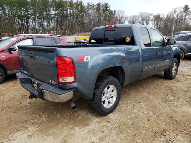 1GTR2VE33BZ353140 - 2011 GMC SIERRA K1500 SLE BLUE photo 3