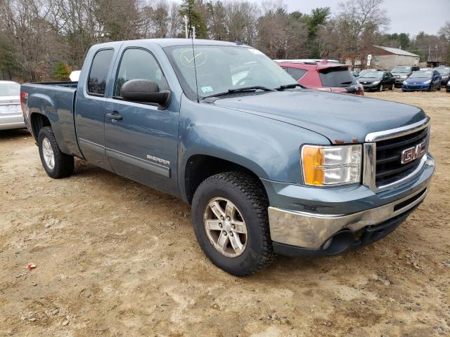 1GTR2VE33BZ353140 - 2011 GMC SIERRA K1500 SLE BLUE photo 4