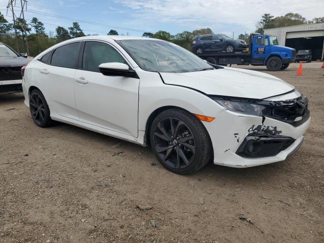 19XFC2F85LE017317 - 2020 HONDA CIVIC SPORT WHITE photo 4