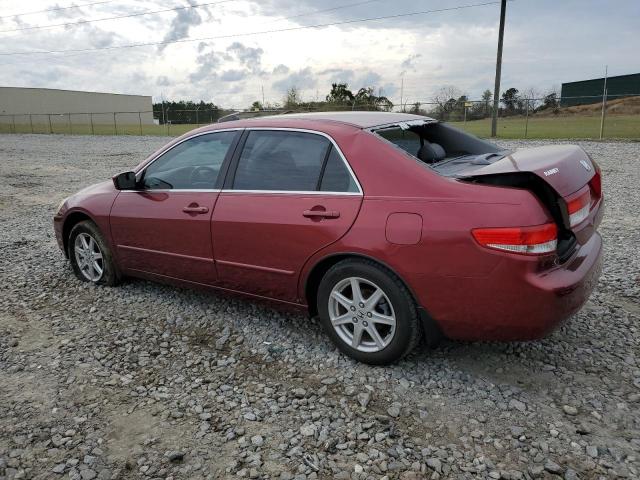 1HGCM66503A033894 - 2003 HONDA ACCORD EX MAROON photo 2