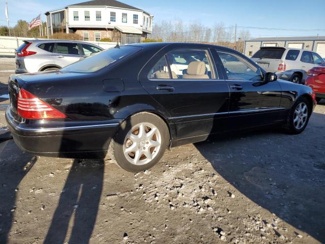 WDBNG84J33A345832 - 2003 MERCEDES-BENZ S 500 4MATIC BLACK photo 3