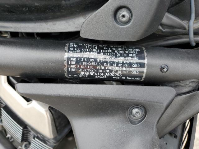 JKAENEA16FDA00255 - 2015 KAWASAKI EN650 A 黑色 照片 10