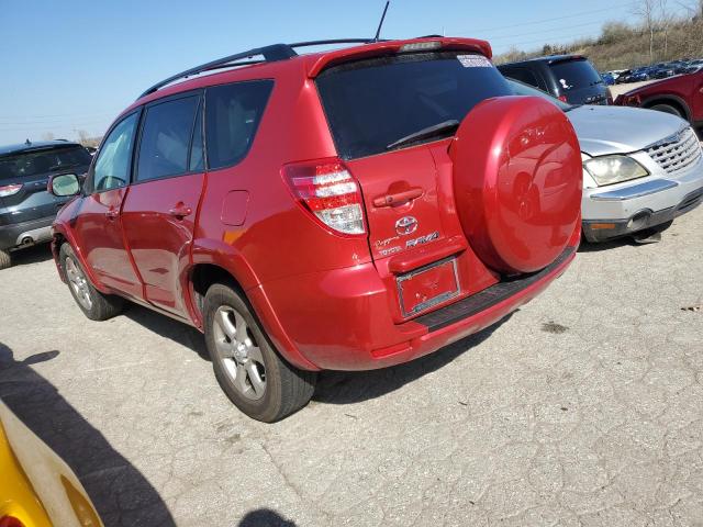 2T3DK4DV6AW029055 - 2010 TOYOTA RAV4 LIMITED RED photo 2