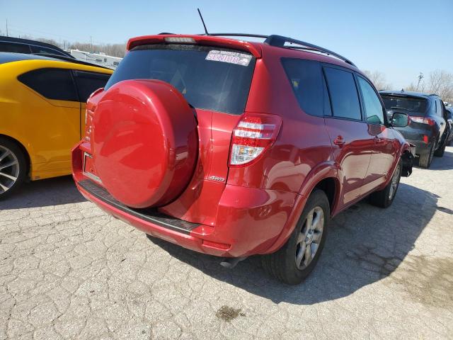 2T3DK4DV6AW029055 - 2010 TOYOTA RAV4 LIMITED RED photo 3