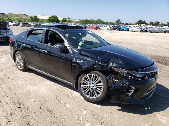 5XXGV4L25GG110863 - 2016 KIA OPTIMA SXL BLACK photo 4