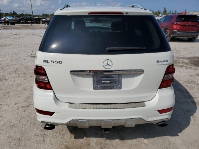 4JGBB72E59A453585 - 2009 MERCEDES-BENZ ML 550 WHITE photo 6