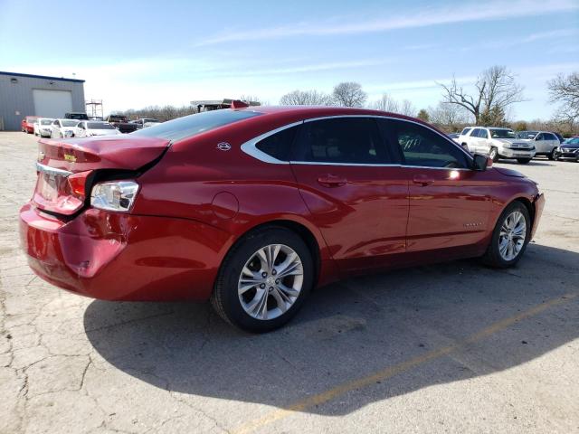 2G1115SL0E9109862 - 2014 CHEVROLET IMPALA LT RED photo 3