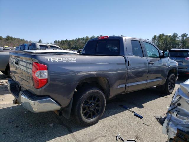 5TFUY5F14EX409821 - 2014 TOYOTA TUNDRA DOUBLE CAB SR/SR5 GRAY photo 3