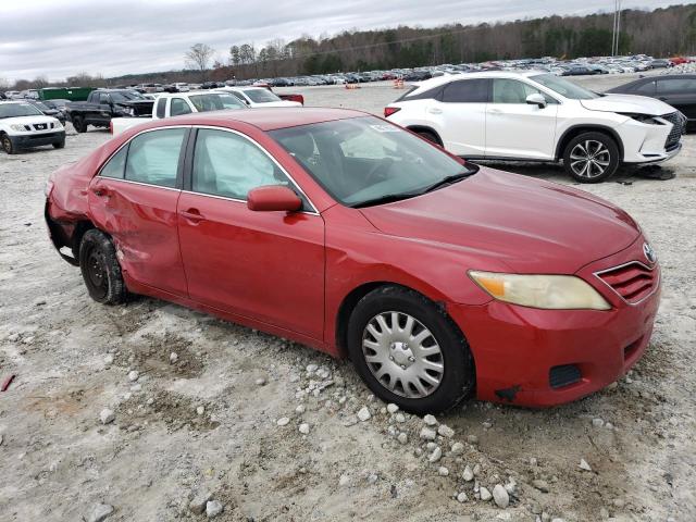 4T1BF3EK5AU082302 - 2010 TOYOTA CAMRY BASE RED photo 4