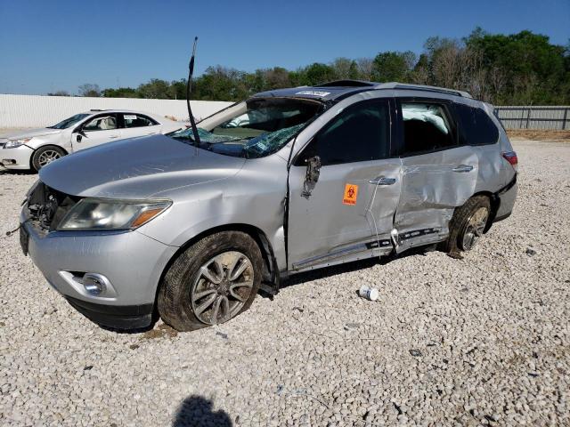 5N1AR2MN8FC686139 - 2015 NISSAN PATHFINDER S 银色 照片 1