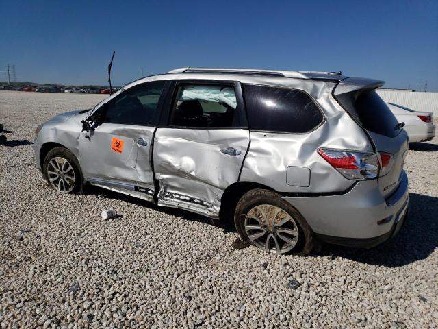 5N1AR2MN8FC686139 - 2015 NISSAN PATHFINDER S 银色 照片 2