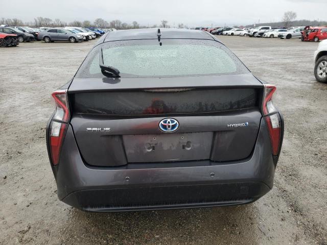 JTDKARFU6J3057811 - 2018 TOYOTA PRIUS GRAY photo 6