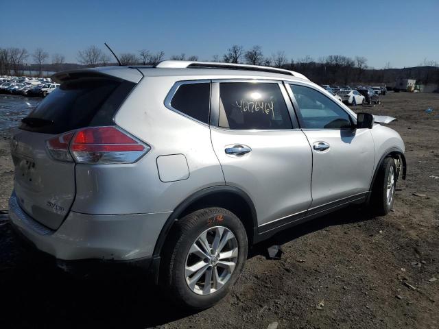 KNMAT2MVXFP575901 - 2015 NISSAN ROGUE S SILVER photo 3