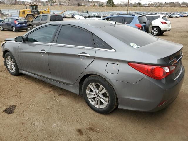 5NPEB4AC7EH934425 - 2014 HYUNDAI SONATA GLS GRAY photo 2