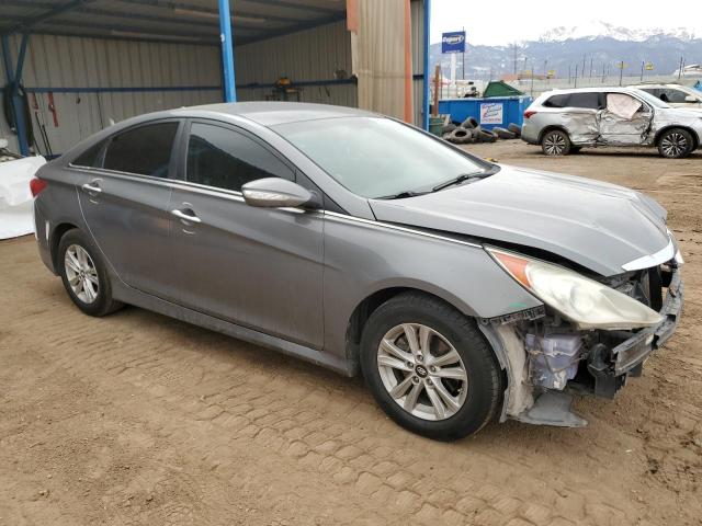 5NPEB4AC7EH934425 - 2014 HYUNDAI SONATA GLS GRAY photo 4