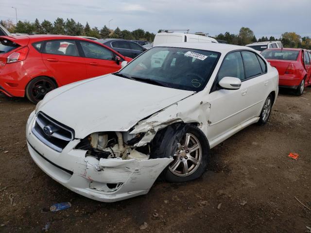 4S3BL616097214948 - 2009 SUBARU LEGACY 2.5I WHITE photo 1