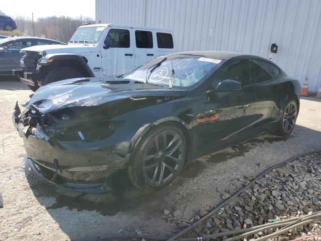 5YJSA1E61NF459751 - 2022 TESLA MODEL S 黑色 照片 1