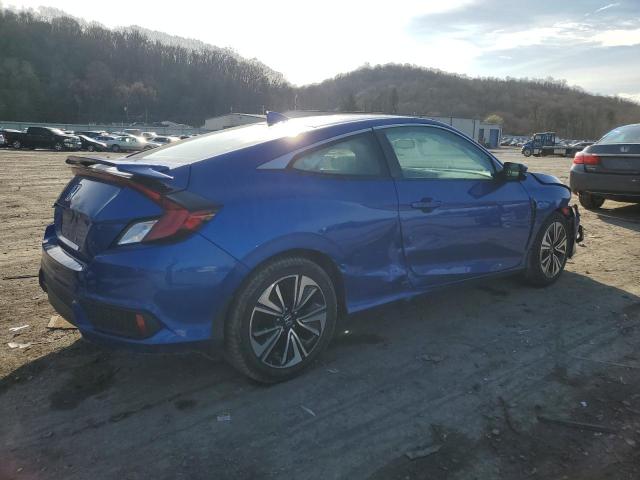 2HGFC3B7XGH350868 - 2016 HONDA CIVIC EXL BLUE photo 3