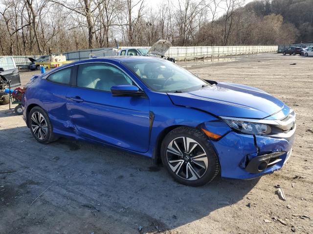 2HGFC3B7XGH350868 - 2016 HONDA CIVIC EXL BLUE photo 4