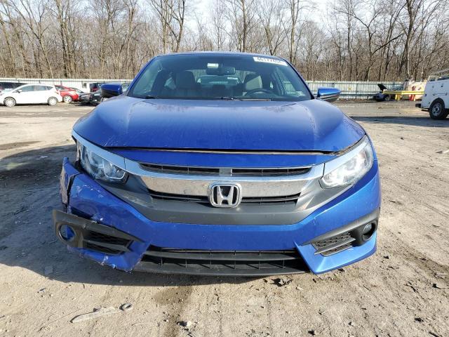 2HGFC3B7XGH350868 - 2016 HONDA CIVIC EXL BLUE photo 5