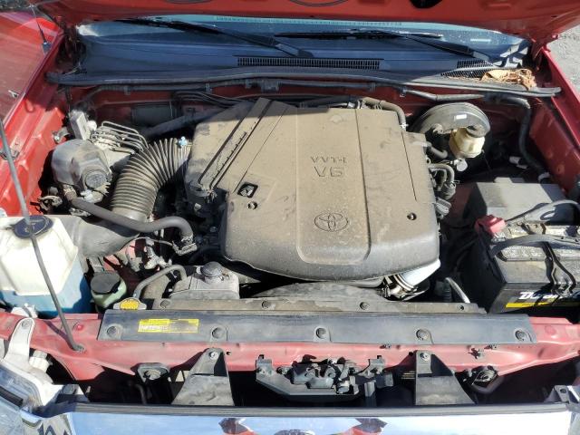 3TMJU4GN7FM189821 - 2015 TOYOTA TACOMA DOUBLE CAB PRERUNNER RED photo 11