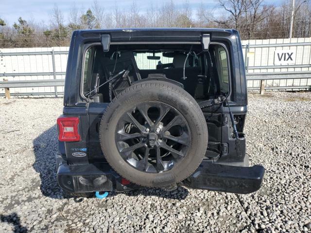 1C4JJXP68MW688627 - 2021 JEEP WRANGLER U SAHARA 4XE BLACK photo 6