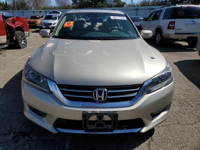 1HGCR2F86EA058340 - 2014 HONDA ACCORD EXL BEIGE photo 5