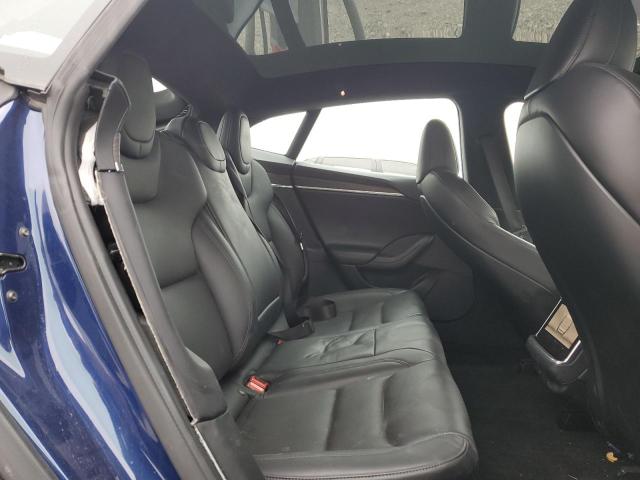 5YJSA1E50NF477407 - 2022 TESLA MODEL S BLUE photo 11