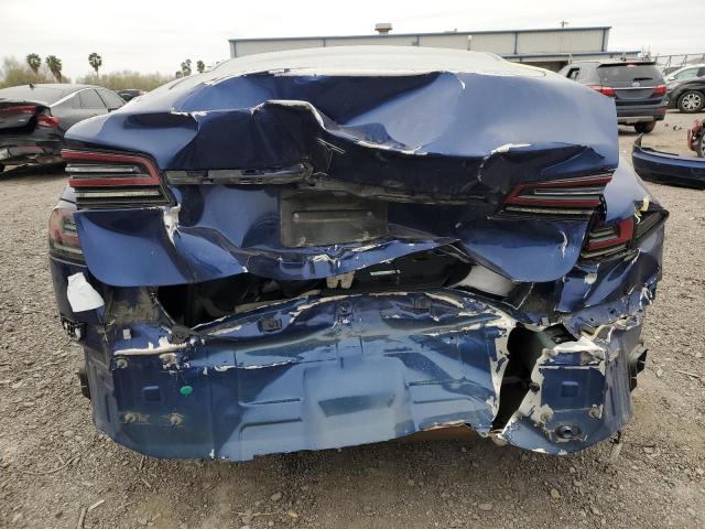 5YJSA1E50NF477407 - 2022 TESLA MODEL S BLUE photo 6