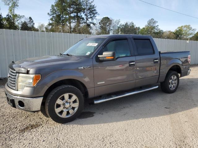 1FTFW1CT3BKD74792 - 2011 FORD F150 SUPERCREW GRAY photo 1