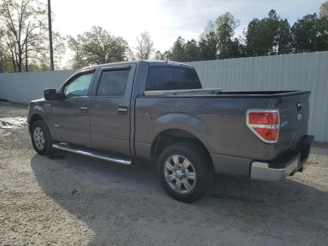 1FTFW1CT3BKD74792 - 2011 FORD F150 SUPERCREW GRAY photo 2