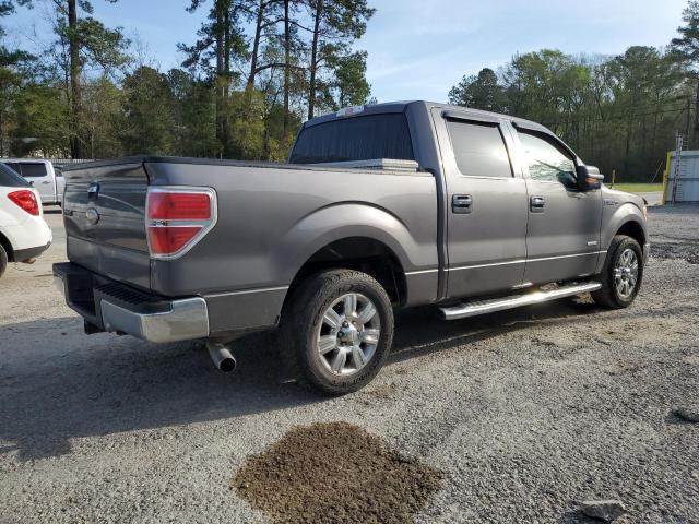 1FTFW1CT3BKD74792 - 2011 FORD F150 SUPERCREW GRAY photo 3