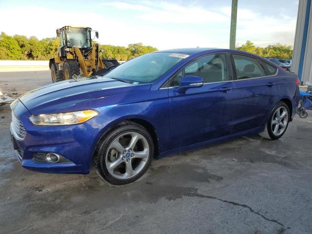 3FA6P0HRXDR137936 - 2013 FORD FUSION SE BLUE photo 1