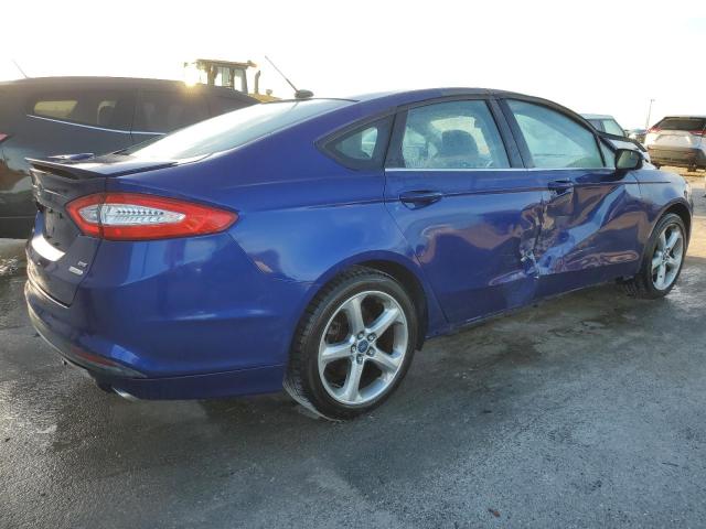 3FA6P0HRXDR137936 - 2013 FORD FUSION SE BLUE photo 3